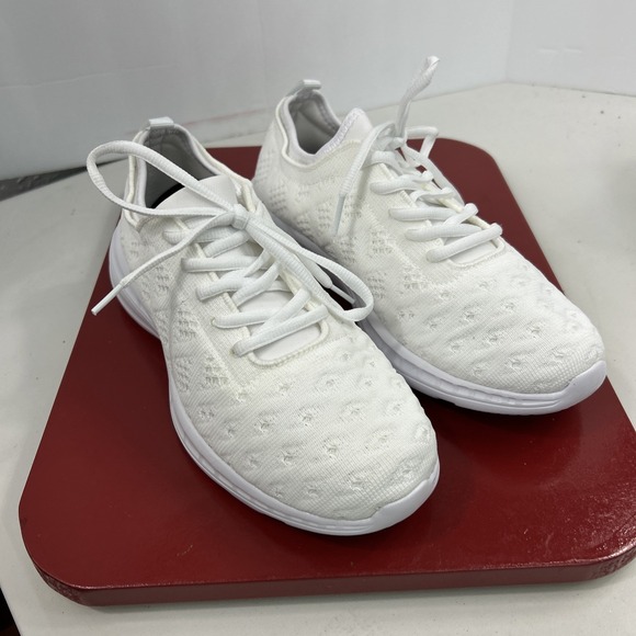 Joomra MINIMALIST White Synthetic/Textile Low Top Running Shoes, Womens Size 9.5